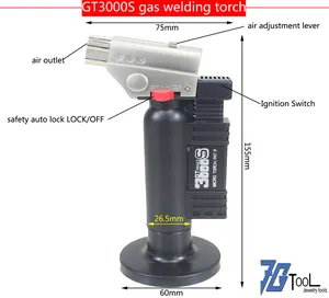 معدات المجوهرات GT-3000S مشاعل الغاز مصغرة الشعلة الغاز