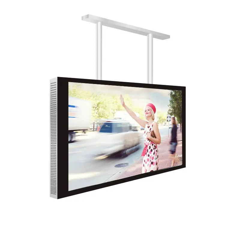 65 Zoll Hohe Helligkeit wasserdicht Außenwerbung Bildschirm TV LCD-Videowand Digital Signage Media Player