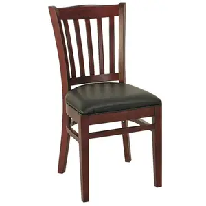 cheap wholesale solid beech wooden cafe dining chair used for restaurant chair