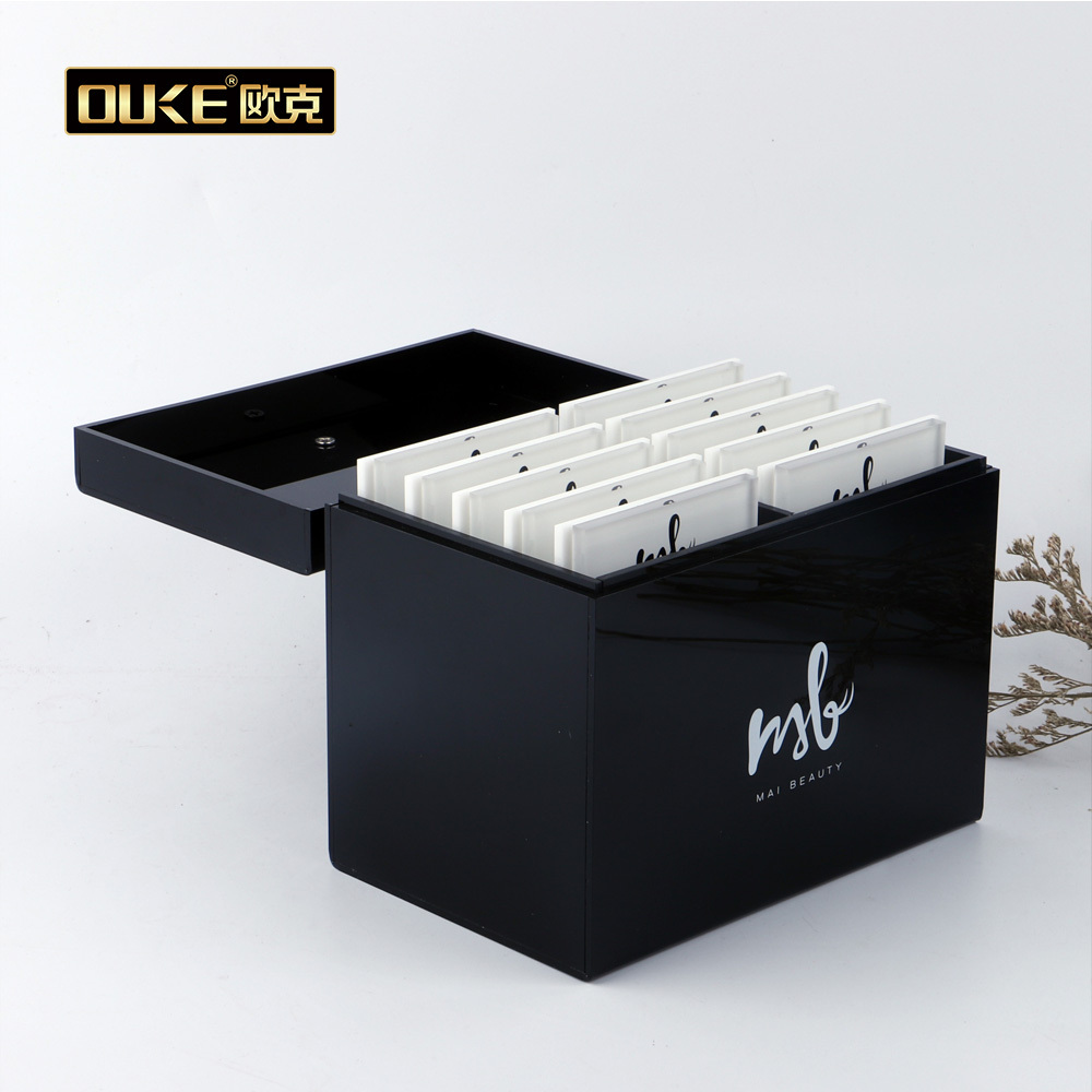Caja de pestañas personalizada