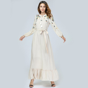 Hot Sale Fashion Dubai Style <strong>Cardigan</strong> Muslim Women Abaya Loose <strong>Long</strong> Sleeve Maxi <strong>Dress</strong> - Product Image 1