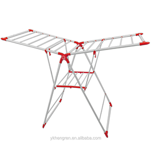 מתקפל רצפת עומד בגדי כביסה ייבוש מדפי ייצור - Product Image 6