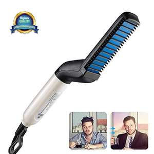 Plancha de barba para <span class=keywords><strong>hombre</strong></span>, peine de peinado rápido, rizador de pelo eléctrico - Product Image 4
