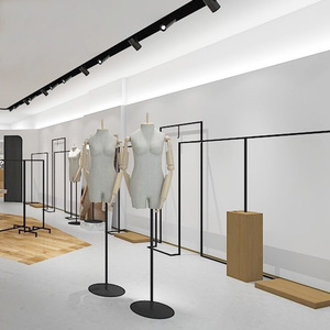 ขายปลีกเสื้อผ้าแสดง Rack ชั้นวางเสื้อผ้า Shop - Product Image 4