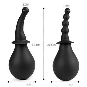 Alat Enema Ukuran Besar Warna Hitam Perlengkapan Enema Anal Produk Dewasa - Product Image 4