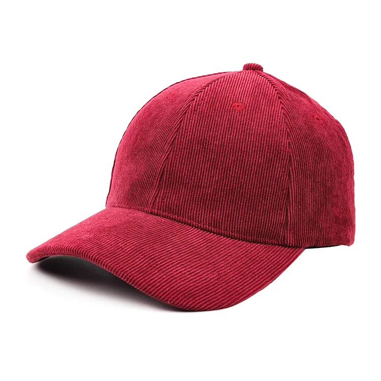 Groothandel Goedkope Promotionele Cap Corduroy Baseball Hoed