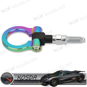 Crochet de remorquage Jdm <span class=keywords><strong>Neochrome</strong></span> Arc-En-Pour L'avant De la Voiture Crochet De Remorquage - Product Image 3