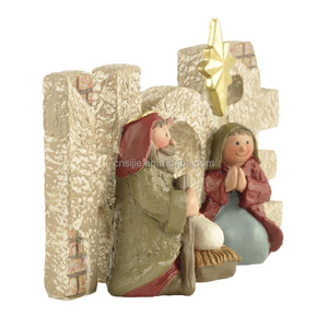 Artículos personalizados ESPERANZA Resina conjunto natividad estatuas religiosas católicas - Product Image 2