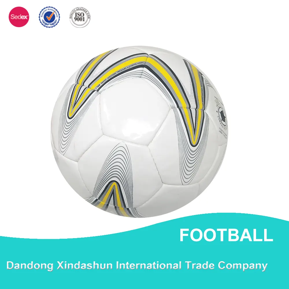 Высокий эластичный официальный размер вес пользовательский футбольный мяч