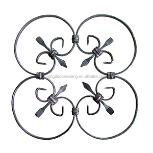 Décoration de porte d'entrée en <span class=keywords><strong>fer</strong></span> forgé, ornements en métal vintage - Product Image 2