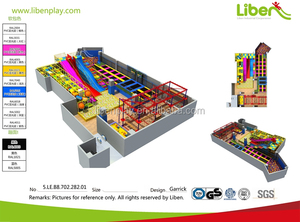 5. LE. B8.702.232 Gimnasia Gran Trampolín cubierto Más Segura Para Los Niños en Venta - Product Image 6