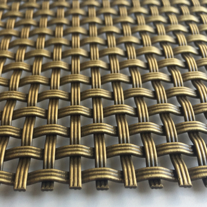Mesh,metal Ceiling Mesh, Decorative Grills Decorative Metal Woven Antique Brass 6mm Mesh Wire Steel Plain Weave 1 * 3mm 25% 1.5m - Product Image 5