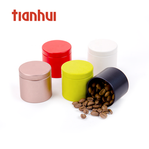 Metalen Matcha Zwarte Thee Verpakking Ronde Custom Blikjes Thee Tin