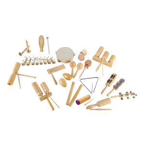 Enfants en bois jouet percussion ensembles internationaux instruments de musique - Product Image 1