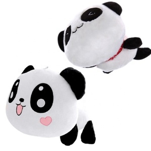 Dropshipping Cartoon Animal Plush Big Head Panda Doll Large Plush sdraiato Panda Throw Pillow farcito Sleeping Bolster Cushion Toy - Product Image 2