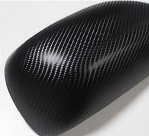 携帯電話の装飾ステッカー車のビニールラップダークブルー光沢のある4Dカーボンファイバー - Product Image 5