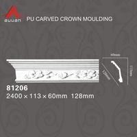 Polyuréthane Pop Mousse Corniches Cadre Moulage Faux Plafond Moulage pour la Conception De Maison