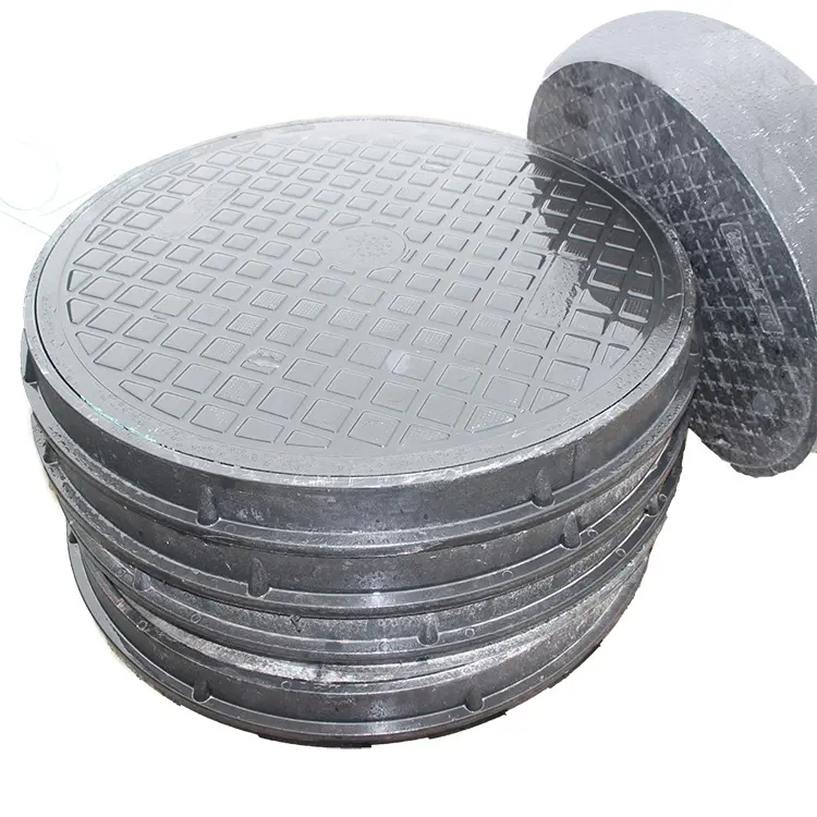 SMC คอมโพสิต Manhole Cover ,EN124 D400 Composite Polymer Manhole Cover ราคา