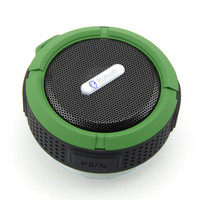 Venta caliente al aire libre deporte C6 impermeable altavoz música diente azul ducha altavoz estéreo para el teléfono inteligente