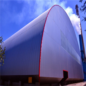 Kết Cấu Thép Khung Không Gian Khung Dome Roof Xây Dựng Xây Dựng Than Kho Lưu Trữ - Product Image 3