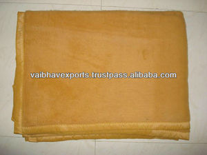 Couvertures d'hôtel de luxe 50% laine 50% acrylique disponibles en tailles King et Queen fabriquées par Vaibhav Exports - Product Image 5