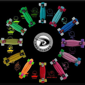 <span class=keywords><strong>Cruiser</strong></span> skateboard 22 completa junta centavo. Limpio de plástico tabla de skate - Product Image 1