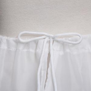 थोक लड़कियों पेटीकोट <span class=keywords><strong>Crinoline</strong></span> नीचे का कपड़ा बच्चों के लिए शादी की पोशाक गेंद पजामा 3 हुप्स सफेद आइवरी बच्चों पेटीकोट - Product Image 4