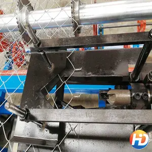 Plc cihazı tam otomatik Metal tel örgü dokuma makinesi zincir bağlantı çit için