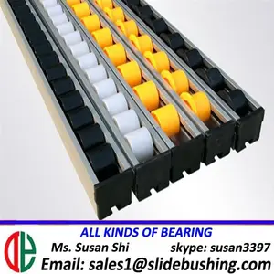 Disesuaikan Seng Galvanis atau Plat Baja Bingkai Track ABS Roda Aluminium Paduan Kas Rack untuk Pipa Conveyor Conveyor