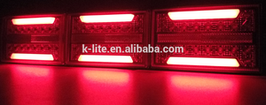 รถบรรทุกไฟท้าย LED 12V ชุดสามสี LT132