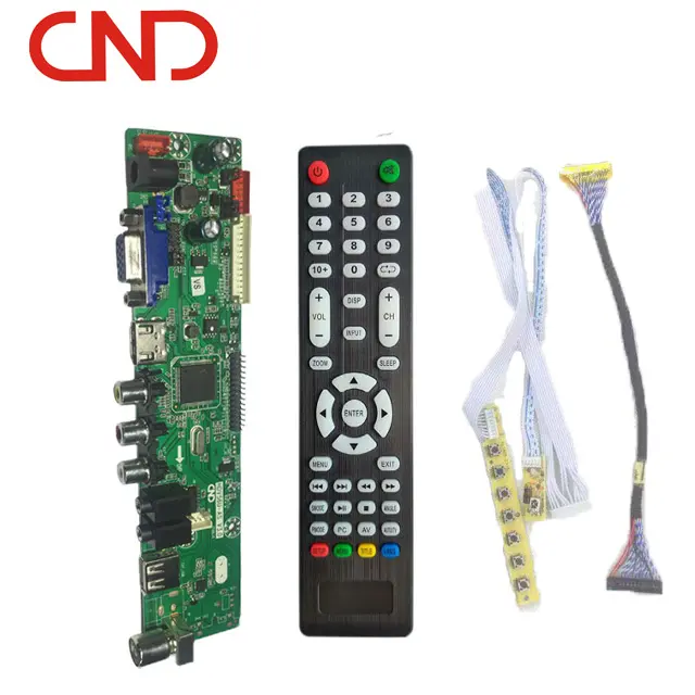 Carte principale universelle lcd tv, pièces de rechange, meilleure vente, TFT HDV56U AS V2.1 1920x1080 CRT