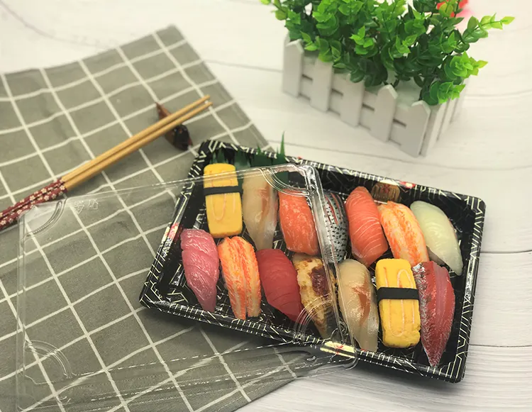 Produtos da venda quente em bandeja plástica do sushi do iphone a