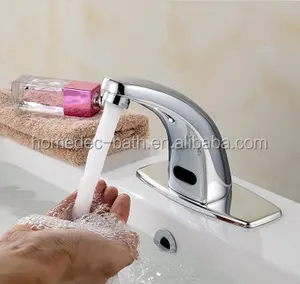 Messing sensor wasserhahn wasser sparende badezimmer automatische wasserhahn