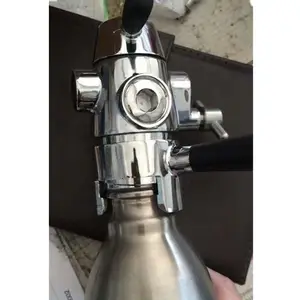 pet bottle filling tap beer device used to fast bespense pouring of beer from keg in retail outlets