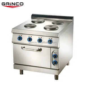 4-plate commercial electric cooking range