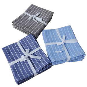 Internat ionale beliebte Baumwolle Leinen Kunst gestreifte Tischset Home Serviette - Product Image 5
