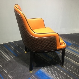 Antiguo <span class=keywords><strong>de</strong></span> cuero <span class=keywords><strong>de</strong></span> diseño y base <span class=keywords><strong>de</strong></span> metal Sala Silla <span class=keywords><strong>de</strong></span> ocio para hote y apartamento - Product Image 3