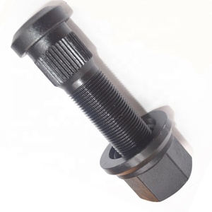 Baut Roda Kualitas Tinggi Tugas Berat M22X1.5 Paku Roda Trailer dan Mur untuk Truk Seri Amerika - Product Image 1
