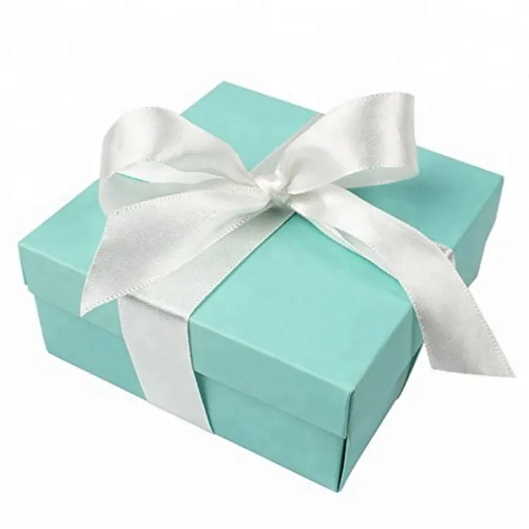 Özelleştirilmiş dekoratif baskı şerit takı katlanır kutu hediye karton kutu