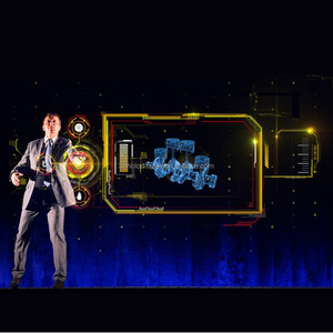 3D Holo graphic Display Folie Hologramm Projektors ystem 16:9 Virtuelle Anzeige mit PET-Stoff - Product Image 5