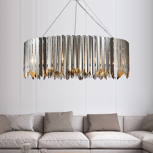 Nouveau <span class=keywords><strong>Design</strong></span> <span class=keywords><strong>Lustre</strong></span> Moderne Creative Suspendus Lumières Or ou <span class=keywords><strong>Chrome</strong></span> avec En Acier Inoxydable pour Hôtel - Product Image 4