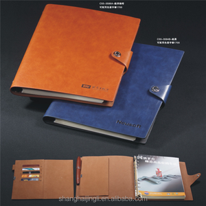 main personnalisé 2016 feuilles mobiles en cuir pu couvrir de notes à spirale - Product Image 6