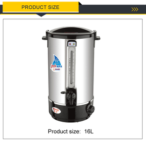 Vente chaude en acier inoxydable thé urne 16L électrique bouillante <span class=keywords><strong>pot</strong></span> d'eau pour le chauffage - Product Image 5