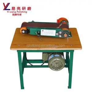 Máquina de lijado de correa abrasiva, tipo mesa, 915x100mm