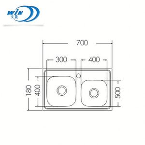 Sumideros para cocinas pequeñas lavadora precios plato doble fregadero de acero inoxidable cubo de basura - Product Image 6