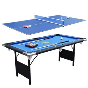 76 "84" 2in1 Katlanır bilardo masası ile Masa tenisi Yemek masası TP-8412