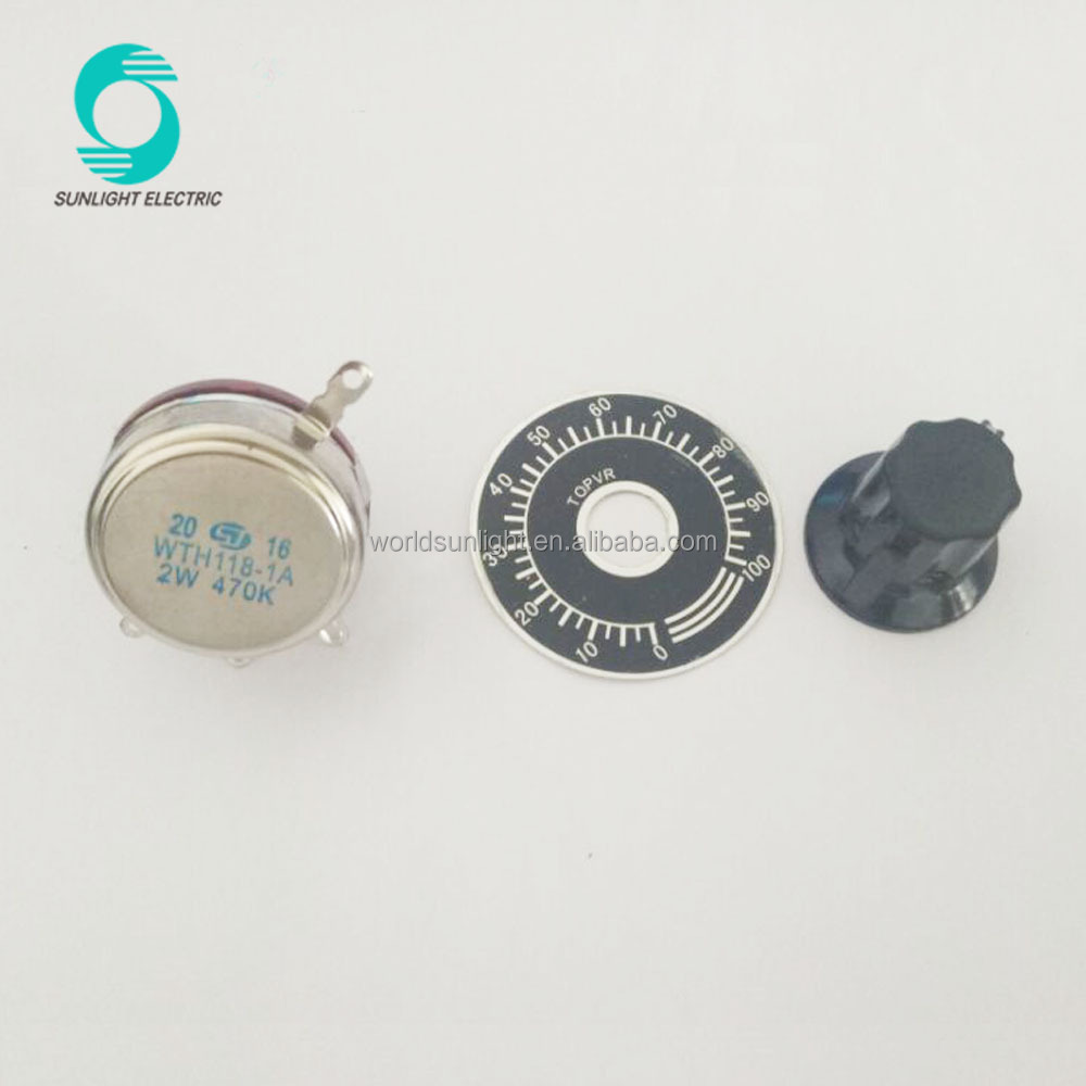 Твердотельный регулятор напряжения реле SSR аксессуары (потенциометр + ручка + циферблат)