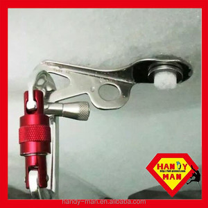 Tornillo para Hielo de Acero Inoxidable IS-1010 con Geometría de Dientes Avanzada, Clip Doble, Mango de 12/17/22 cm para Escalada en Hielo y Montañismo - Product Image 3
