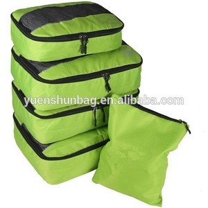 4 resuable d'organisateur de <span class=keywords><strong>voyages</strong></span> en cubes trousse de toilette avec sac <span class=keywords><strong>à</strong></span> linge. - Product Image 2