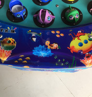 Une assiette de 60 petits poissons, machine de pêche ludique appréciée des enfants, machine de pêche ludique pour canne à pêche